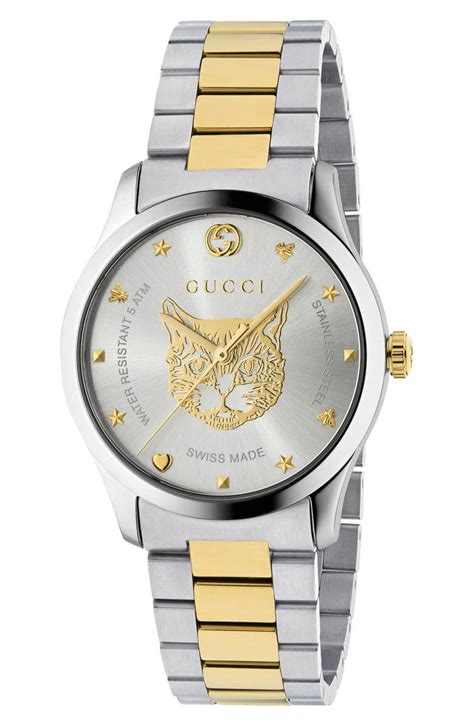 gucci g timeless silver dial bracelet ladies watch|gucci 38mm gold timeless watch.